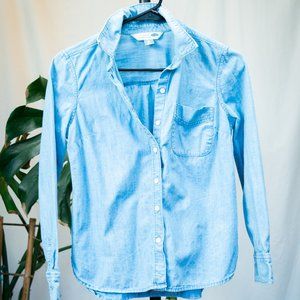 Denim Button-Up Shirt